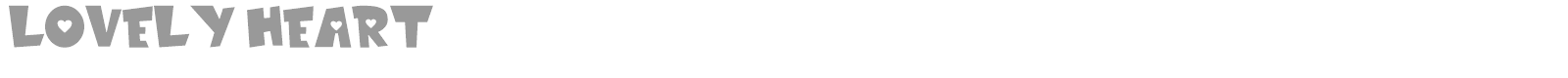 Lovely Heart font preview